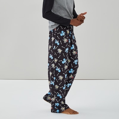 Pantalon de nuit Les Simpsons pour hommes - Noir