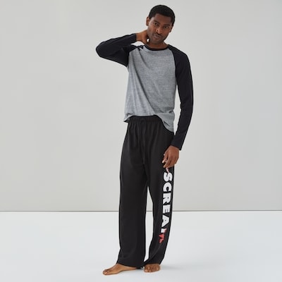 Men's Scream Sleep Pant - Black