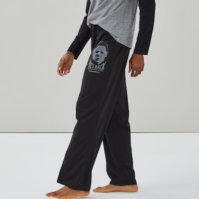 Pantalon de nuit Halloween pour hommes - Noir