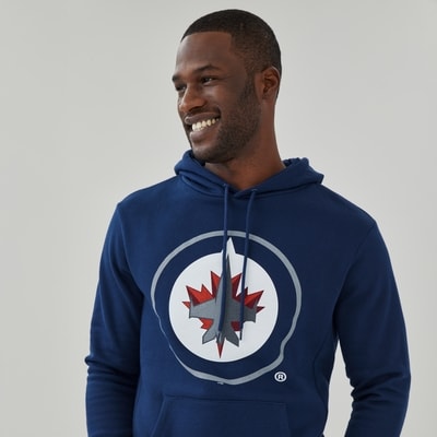 Adult NHL Winnipeg Jets Hoodie - Dark Blue