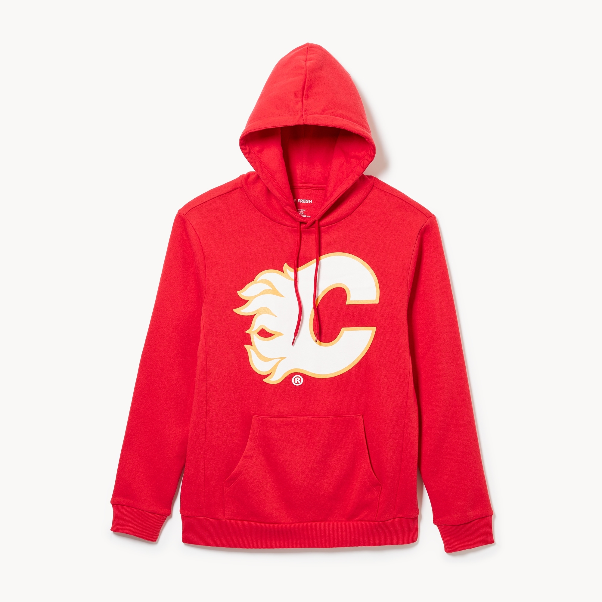 Adult NHL Calgary Flames Hoodie in Bright Red from Joe Fresh