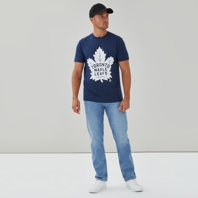 Adult NHL Toronto Maple Leafs T-Shirt - Dark Blue