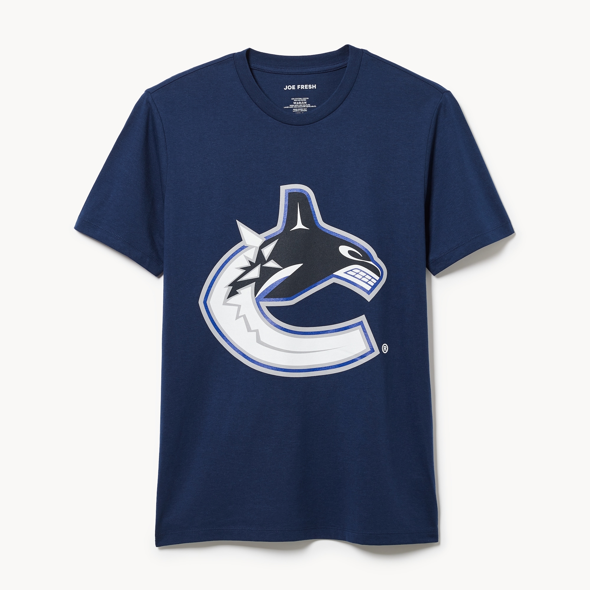 Adult NHL Vancouver Canucks T-Shirt in Blue from Joe Fresh