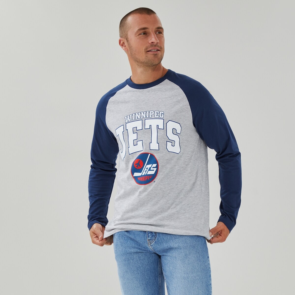 Adult NHL Winnipeg Jets Raglan Shirt