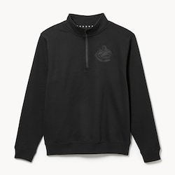 Joe Fresh Men's NHL Vancouver Canucks Quarter-Zip Sweatshirt - 1
