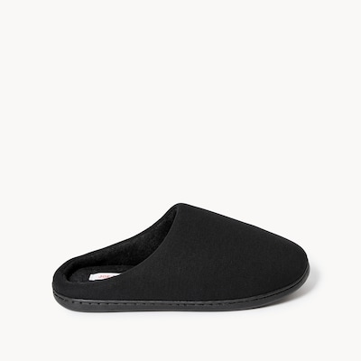 Men's Closed-Toe Slippers - Black