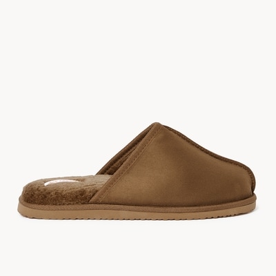 Pantoufles de style mules pour hommes - Brun Pâle