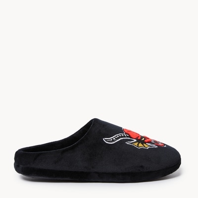 Pantoufles Stranger Things pour hommes - Noir