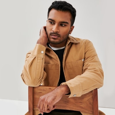Men's Levi Strauss Signature™ Gold Shirt Jacket - Light Khaki Brown