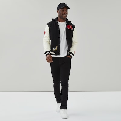 Men's NBA Toronto Raptors Varsity Jacket - Black