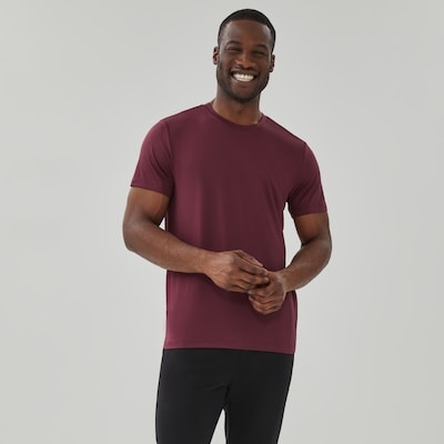 T-shirt Cory Vines pour hommes - Rouge Foncé