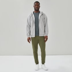 トップス FREY ALWAYS SWEAT Gray Cory Vines Men's Cory Vines Fleece Zip-Up Hoodie - 1 ea