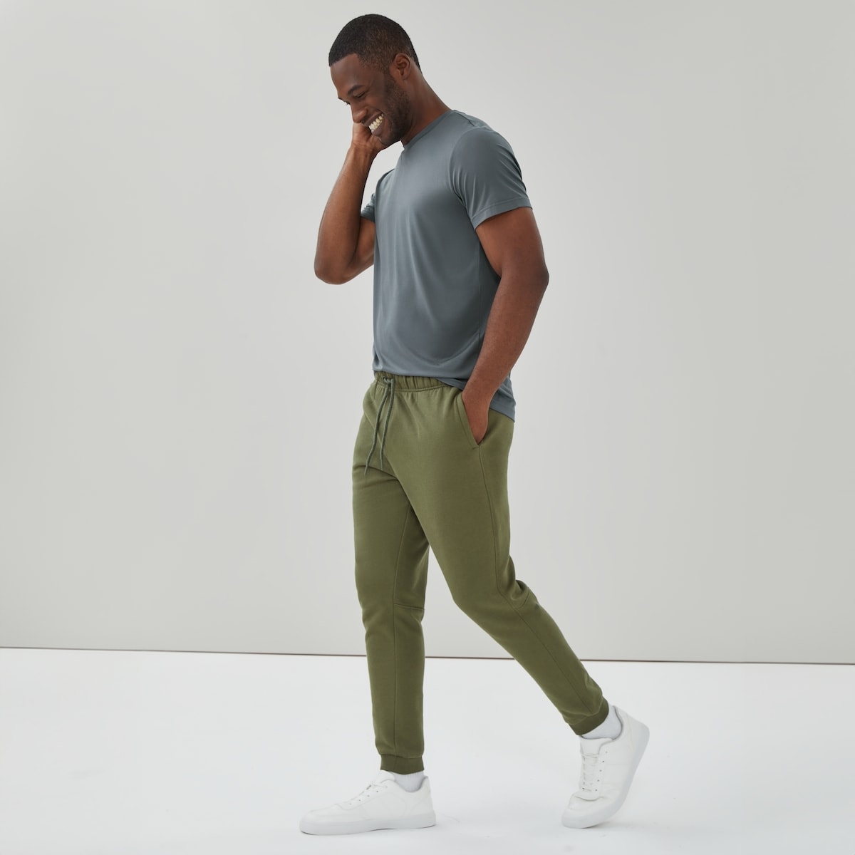 Men's Cory Vines Fleece Jogger - Green
