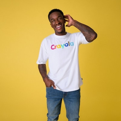 T-shirt Crayola pour adultes - Blanc pur