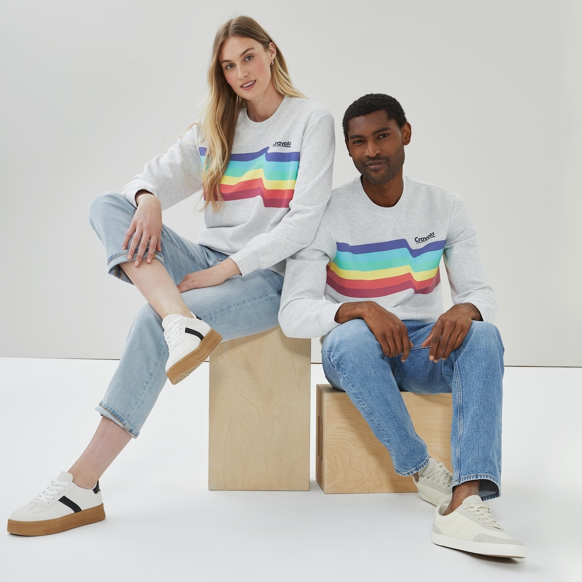Adult Crayola Graphic Long Sleeve