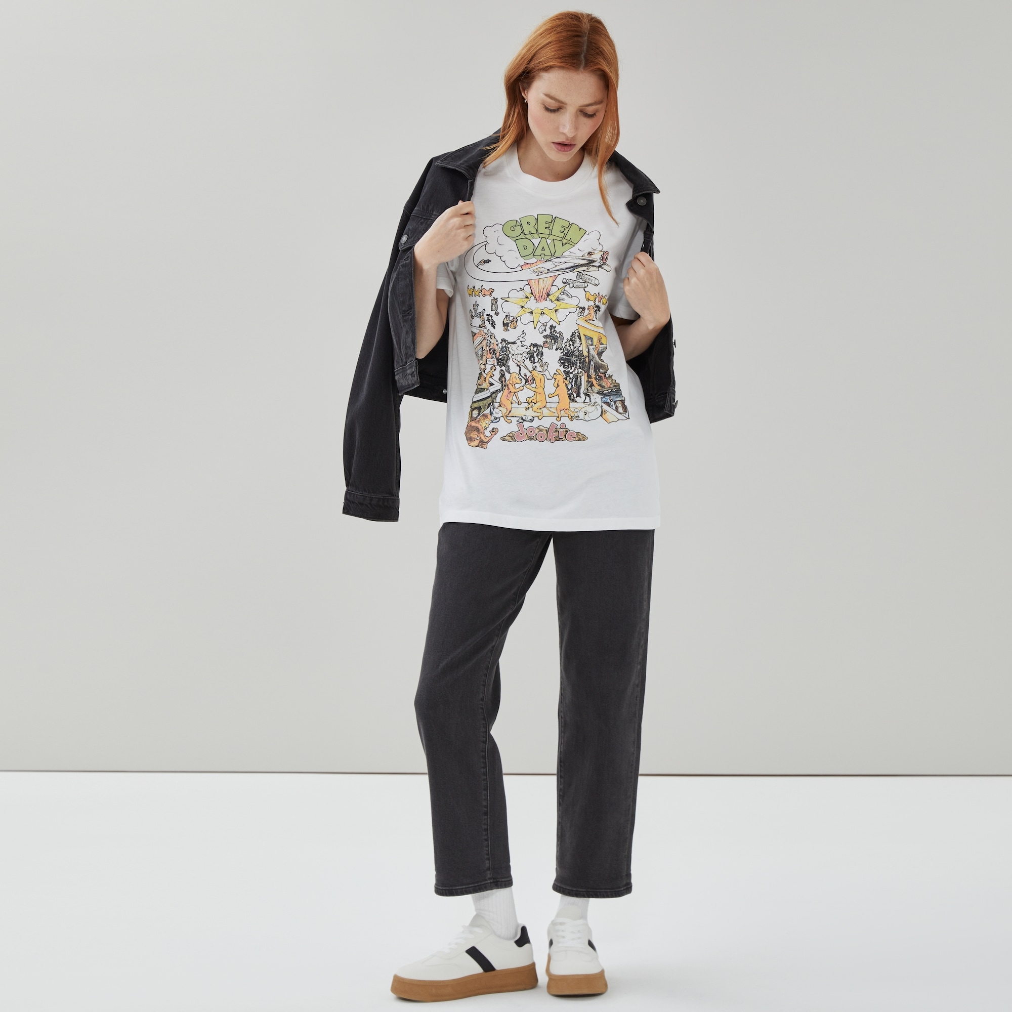 Adult Green Day Graphic T-Shirt in Bright White from Joe Fresh