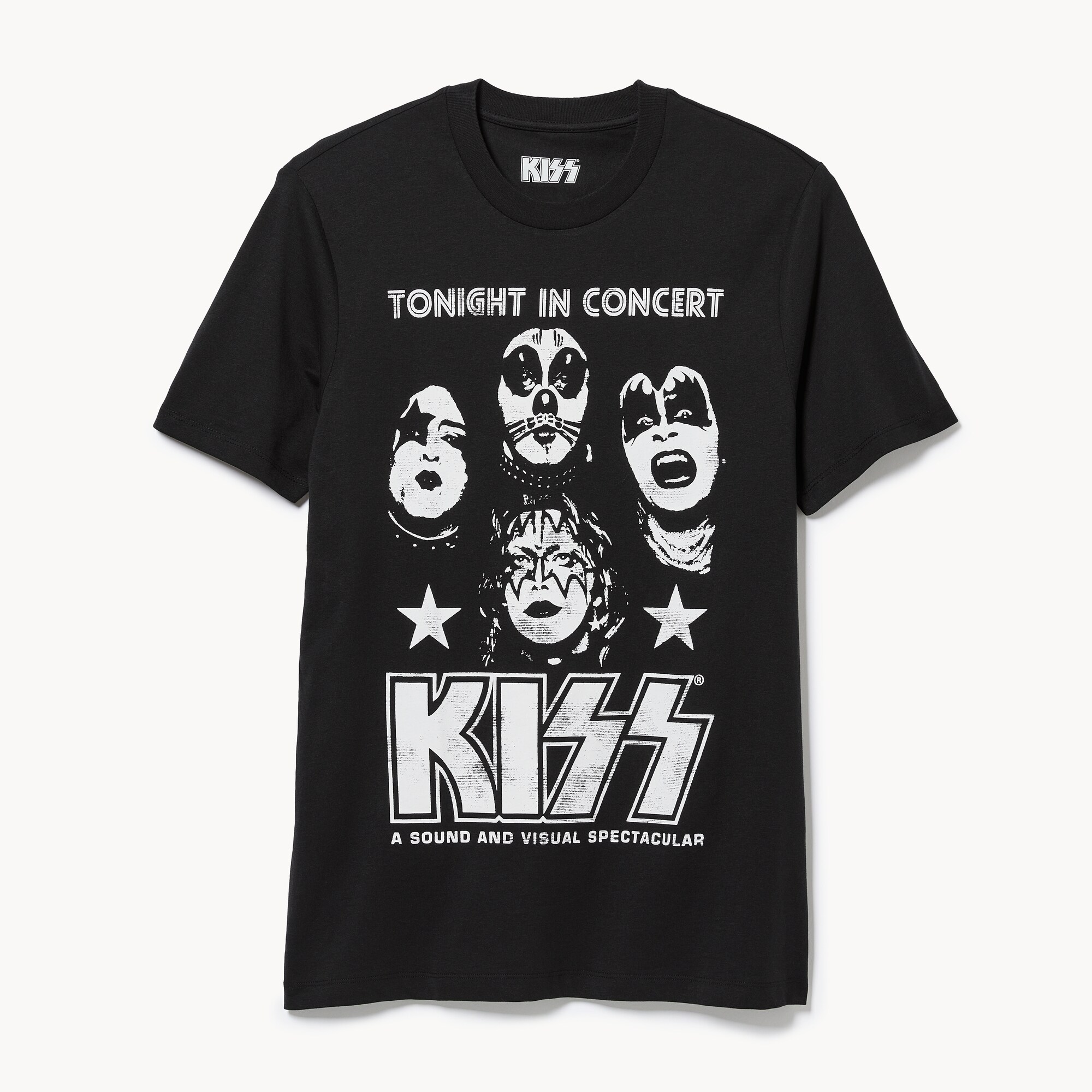 Adult Kiss Graphic T-Shirt in Black from Joe Fresh
