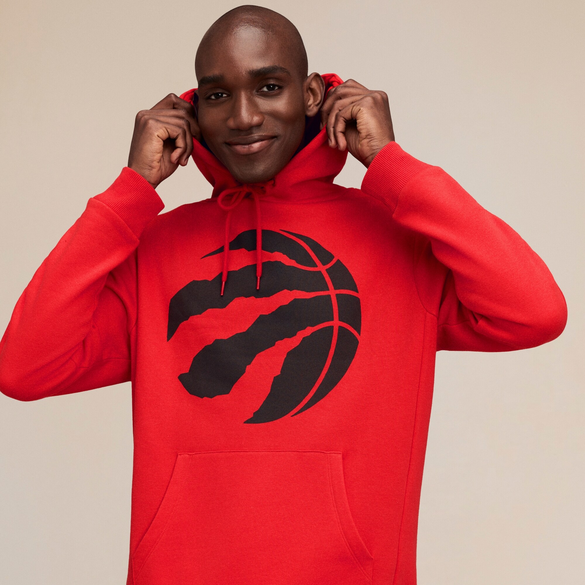 Haut à capuchon NBA Raptors de Toronto, adultes dans Rouge Joe Fresh