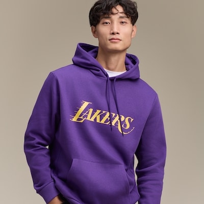 Adult NBA LA Lakers Hoodie - Dark Purple