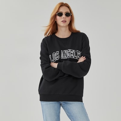 Adult Los Angeles Crewneck Sweatshirt - Black