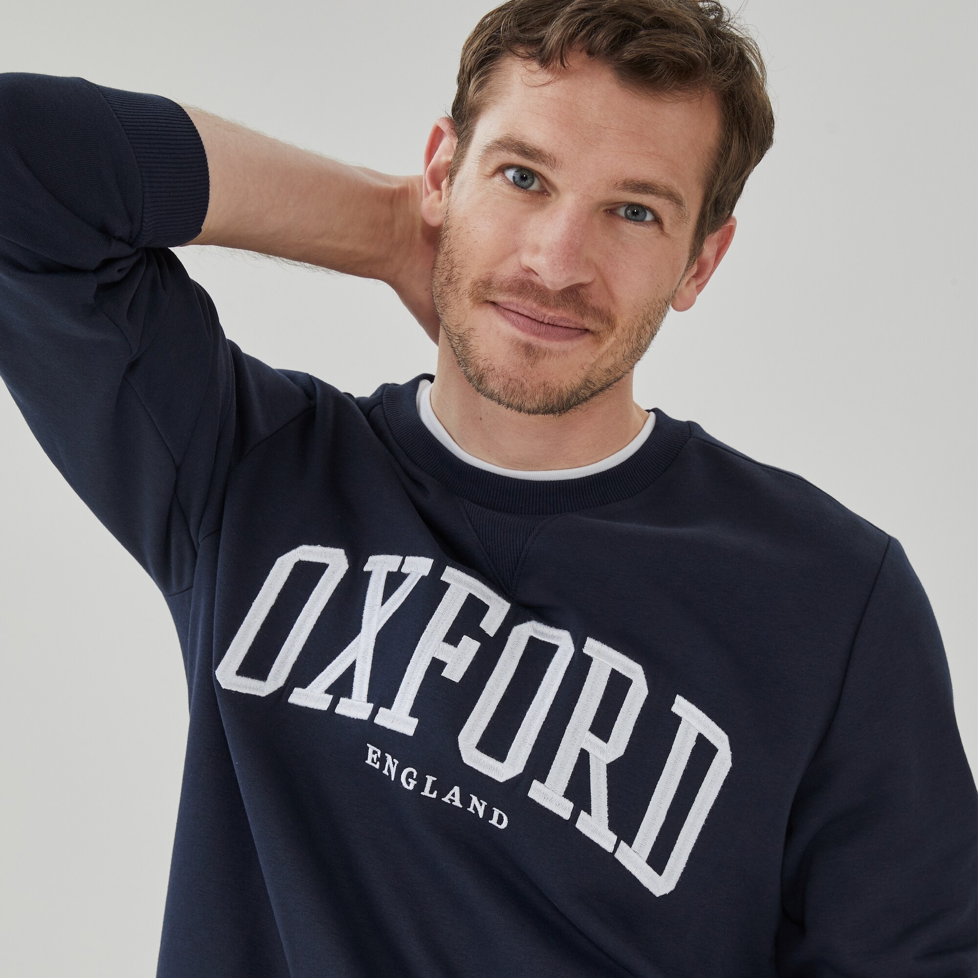 トップス FEELS. CREWNECK SWEATSHIRT NAVY Kids' Uniform Sweatshirt in Dark Navy from Joe Fresh