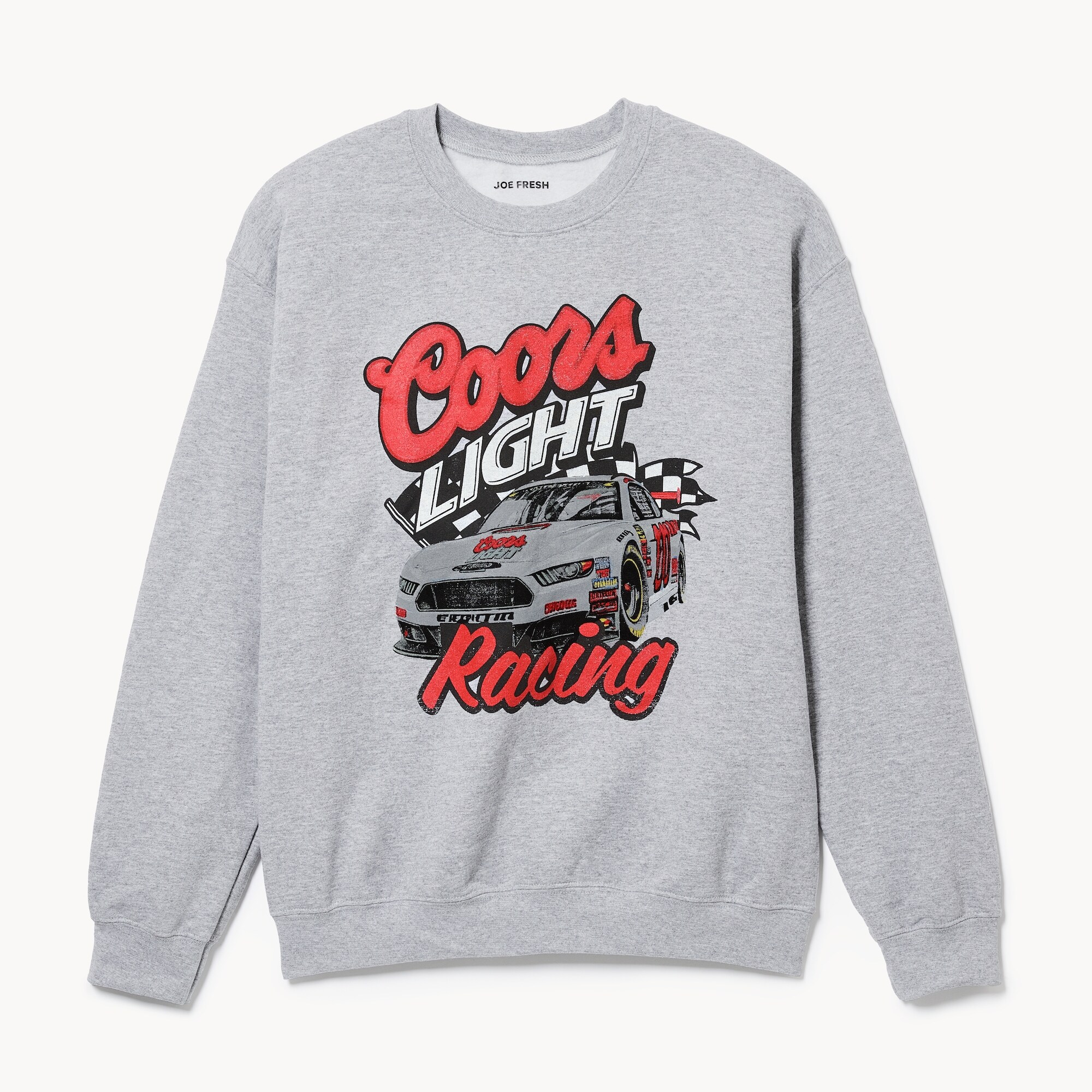 Adult Coors Light Crewneck Sweatshirt in Grey Mix from Joe Fresh