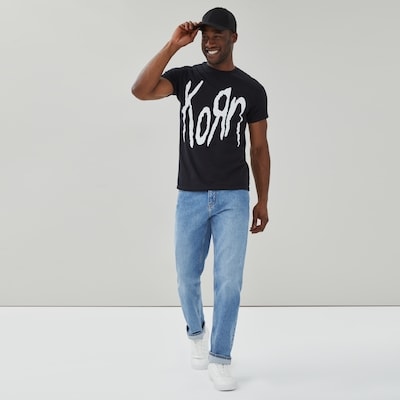 T-shirt imprimé Korn pour adultes - Noir