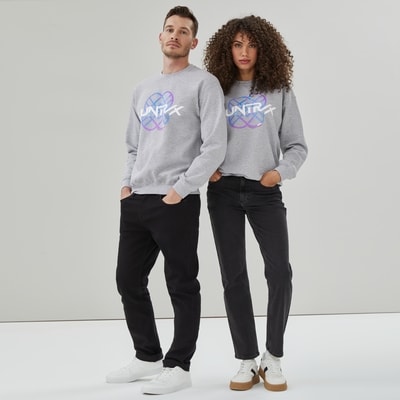 Chandail en molleton guerrières K-Pop pour adultes - Mélange De Gris Pâle