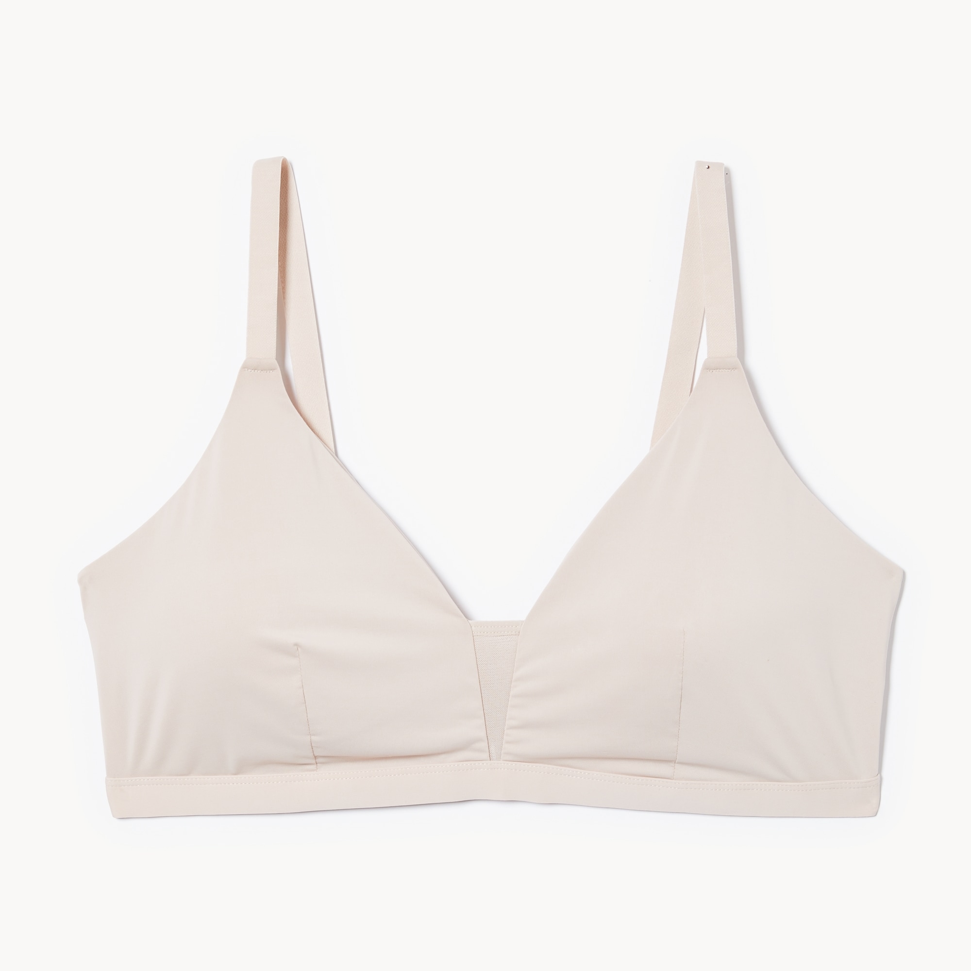 Women+ V-Neck Mesh Bralette in Beige from Joe Fresh