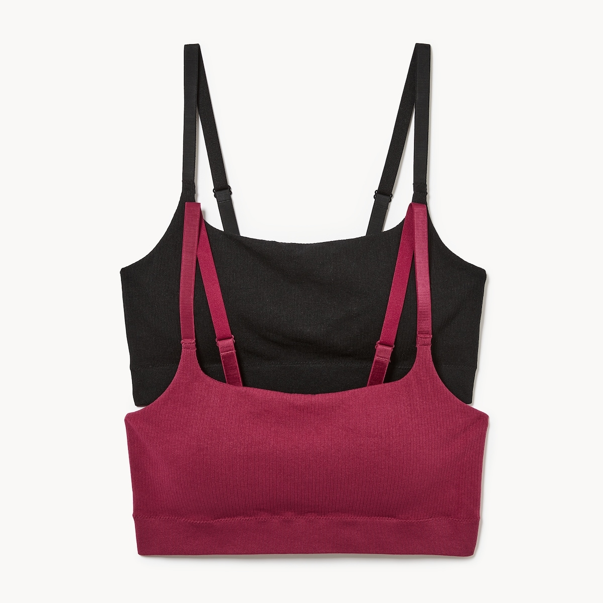 Ens. de 2bustiers ctels sans couture Femmes+ - Bourgogne