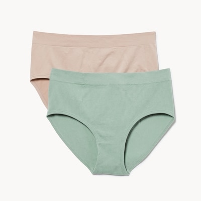 Women+ 2-Pack Seamless Brief - Green