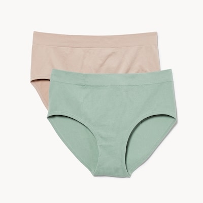 Women+ 2-Pack Seamless Brief - Green