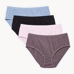 Joe Fresh Ens. 4 culottes en coton biologique Femmes+ 1 ea, 16,00 $/1ch