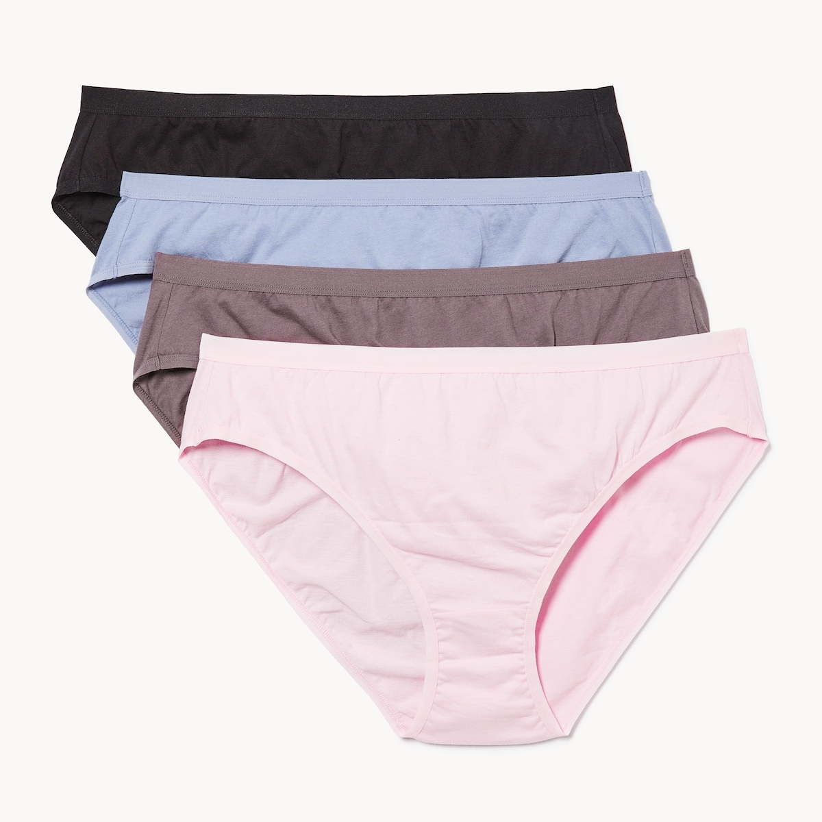 Women+ 4-Pack Organic Cotton High Cut Brief - Multi