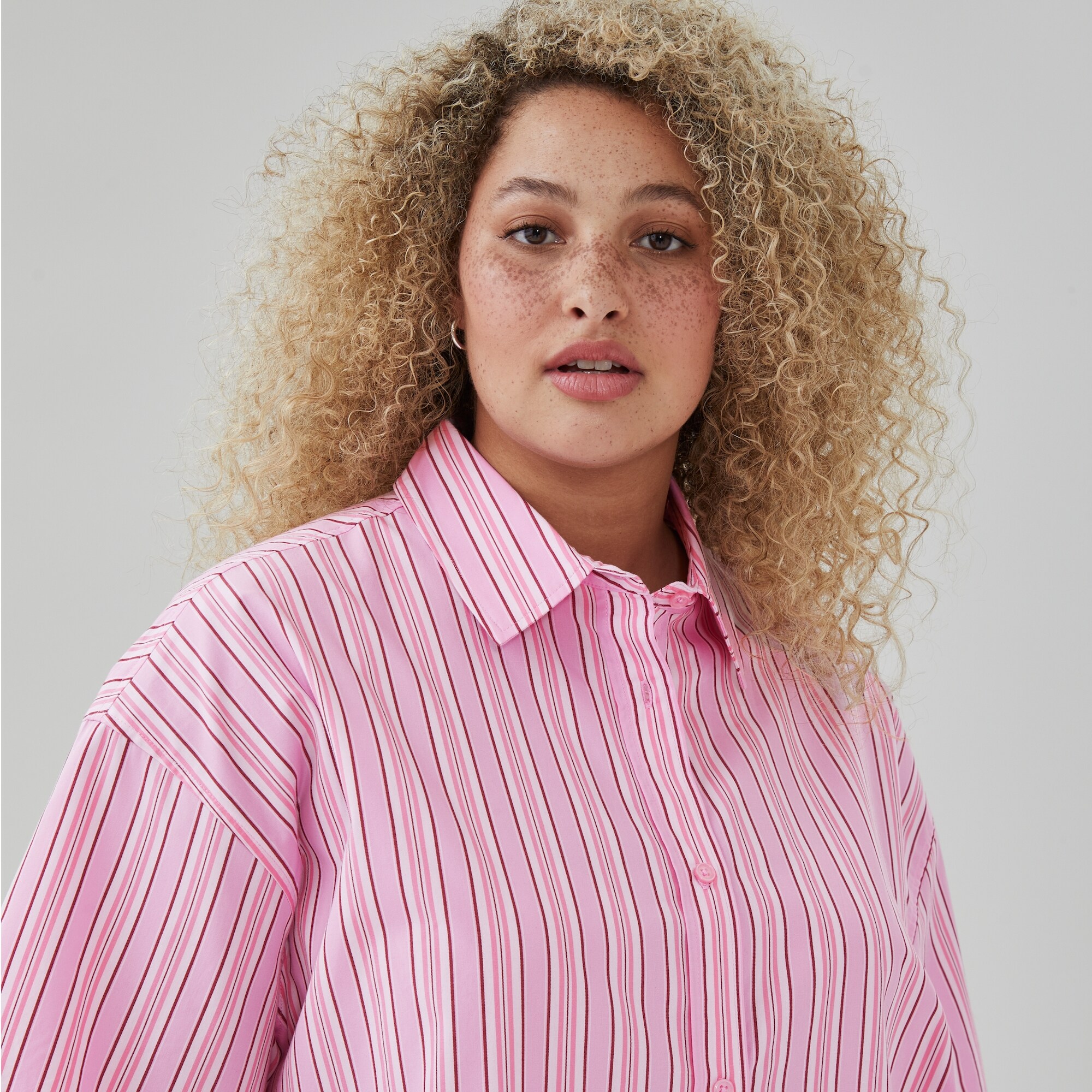 Women+ Stripe Sleep T-Shirt in Pink from Joe Fresh