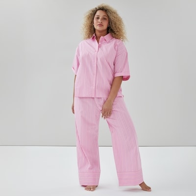 Women+ Stripe Sleep T-Shirt - Pink