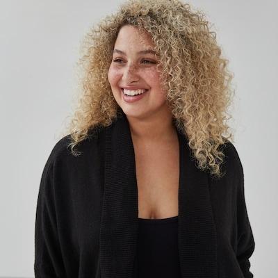 Women+ Lounge Cardigan - Black