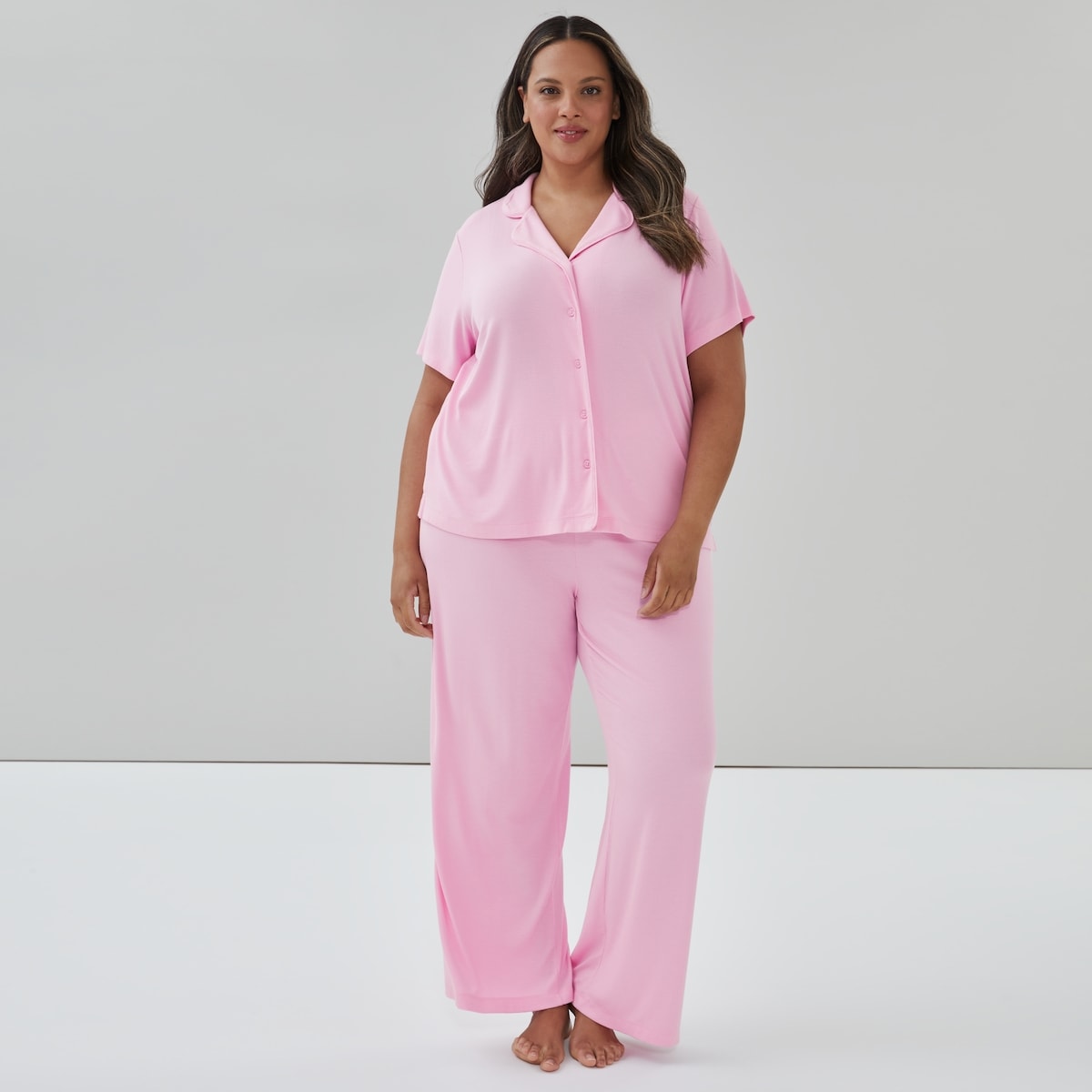 Women+ 2-Piece Sleep Set - Light Pink