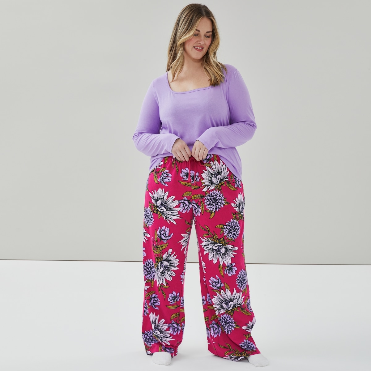 Joe Fresh Women+ Printed Cotton Sleep Pant 1 ea, $19.00/1ea