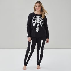 Joe Fresh Women+ Skeleton Sleep Set 1 ea, $35.00/1ea