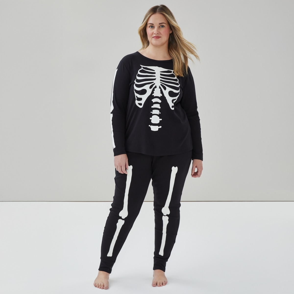 Joe Fresh Ensemble pyjama à motif de squelette Femmes+ 1 ea, 35,00 $/1ch