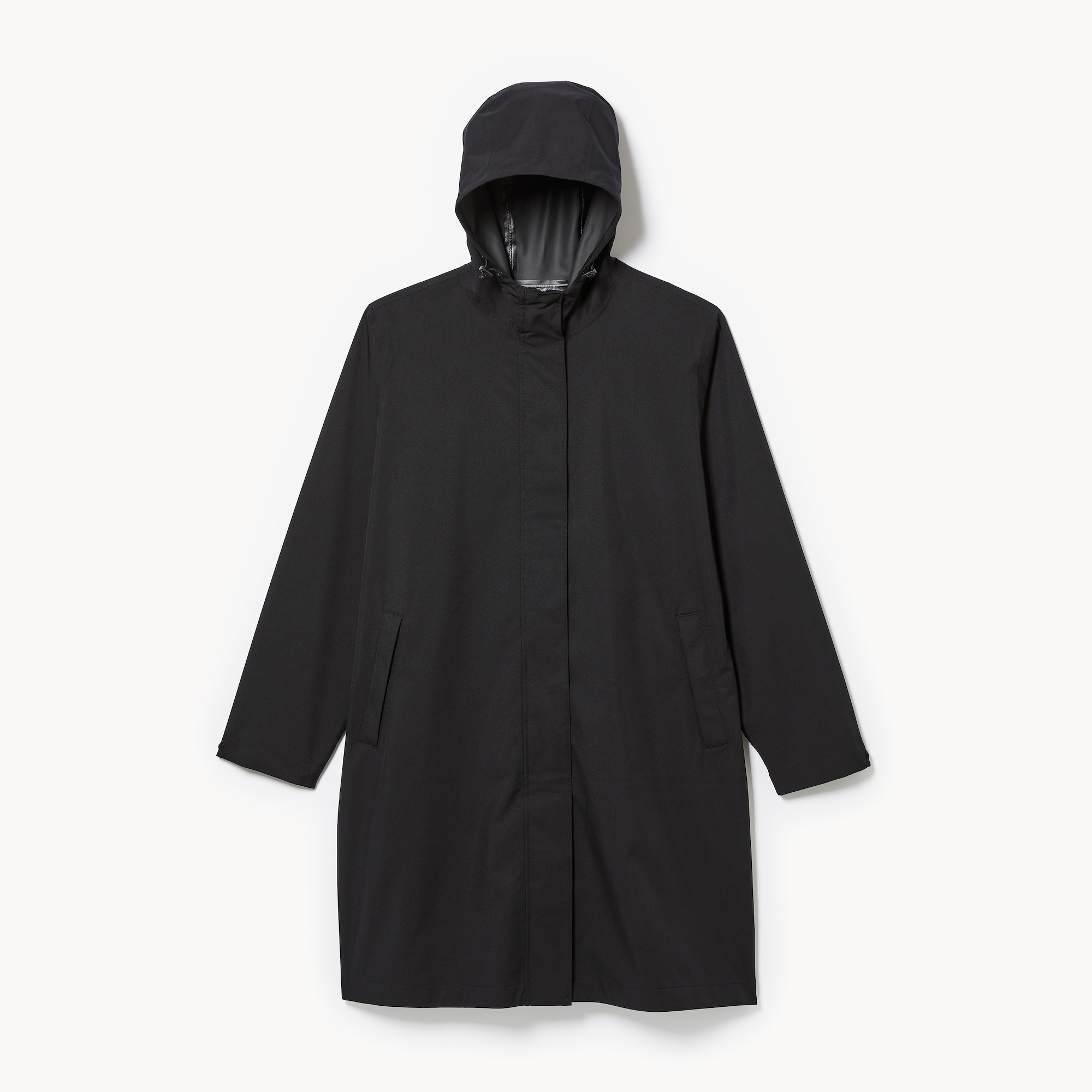 Women+ Midi Twill Raincoat in Black from Joe Fresh