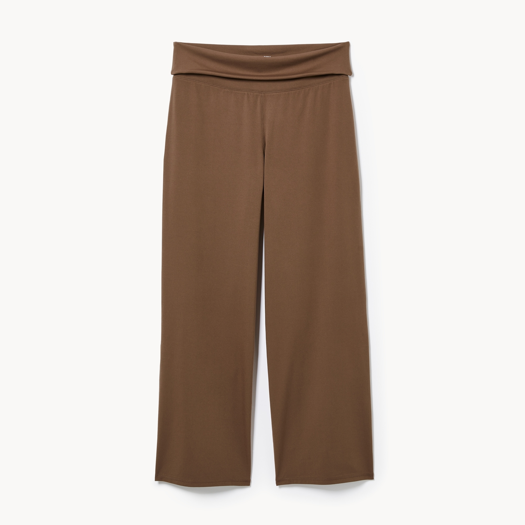 Women+ Active Balance Folded Waist Pant in Brown from Joe Fresh