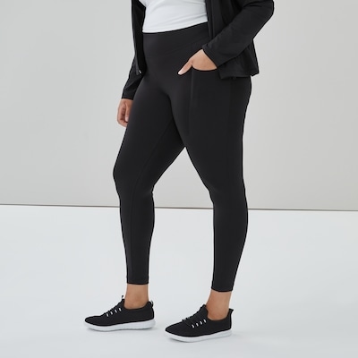 Women+ Active Momentum Cropped Legging - Black