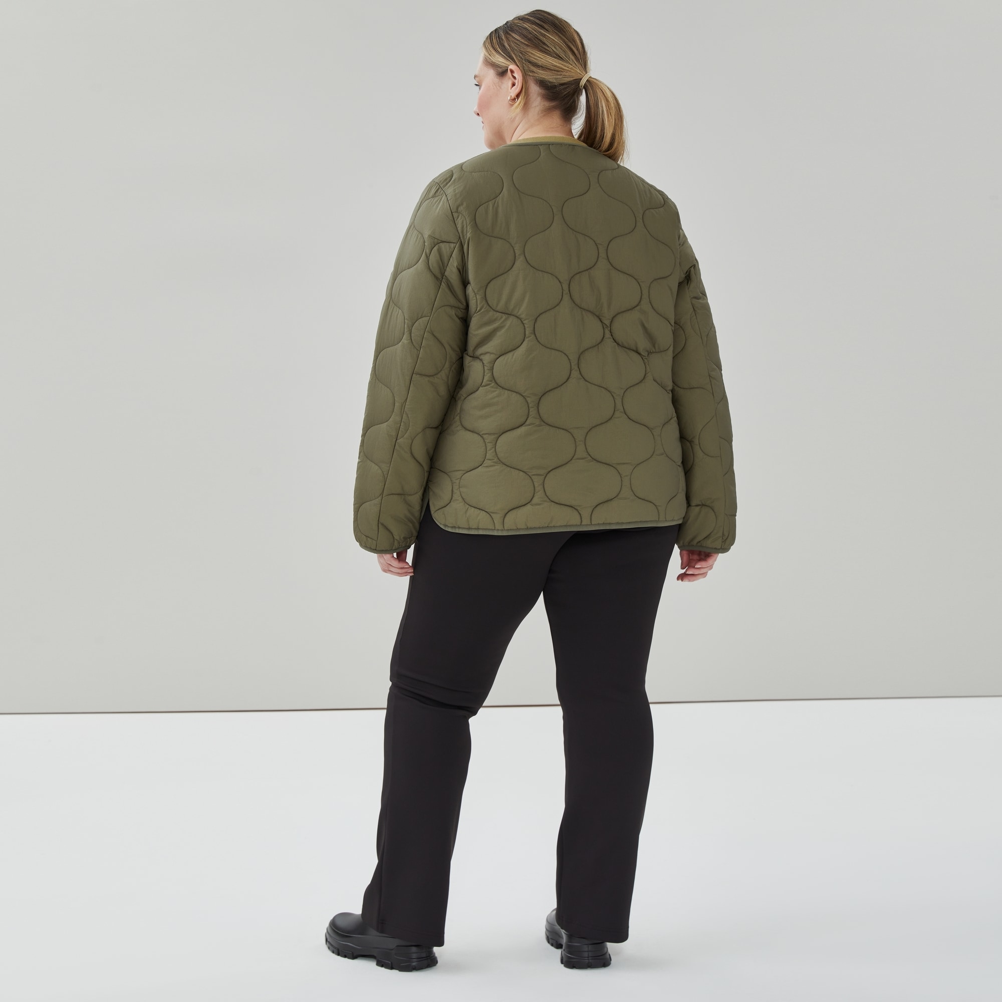 Barbour Erin Barbour Green Padded Jacket Quilted Jacket Puffer