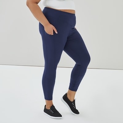 Women+ Active Momentum Cropped Legging - Navy