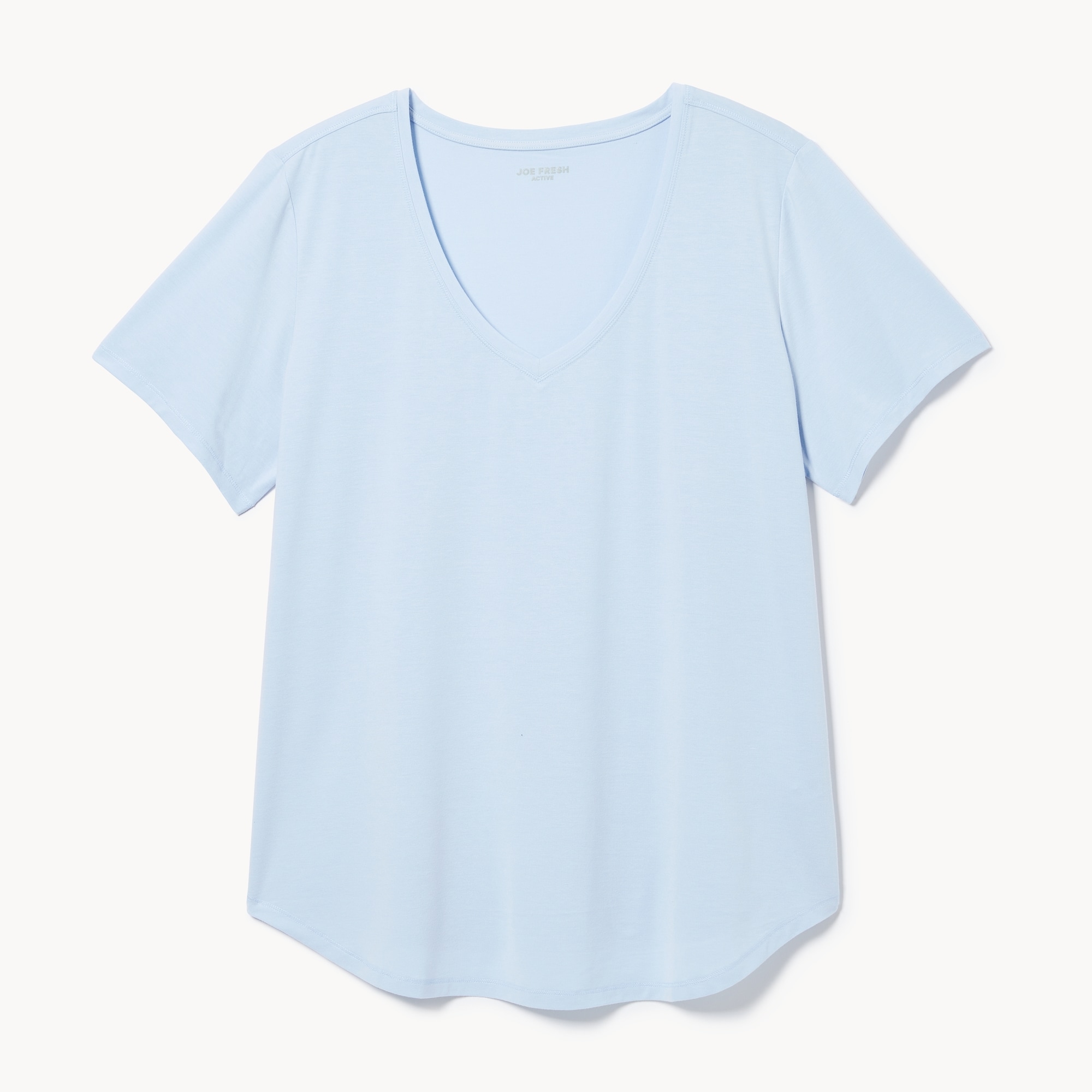 Women+ Active Moisture-Wicking T-Shirt in Light Blue from