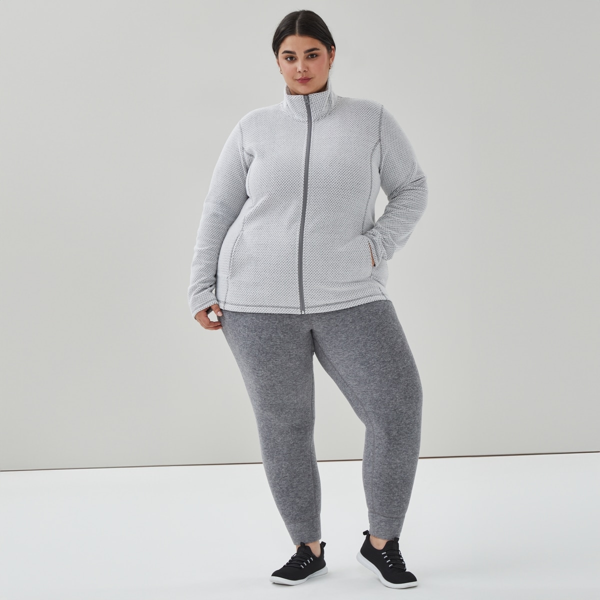 Veste sport en molleton Femmes+ - Blanc