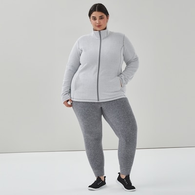 Women+ Active Fleece Jacket - White