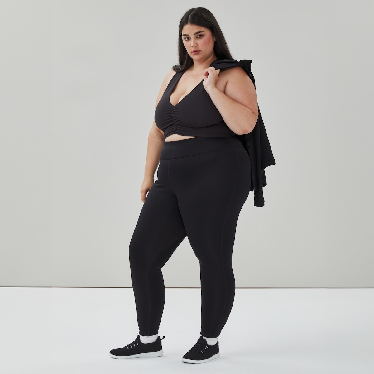 Legging sport en molleton Femmes+